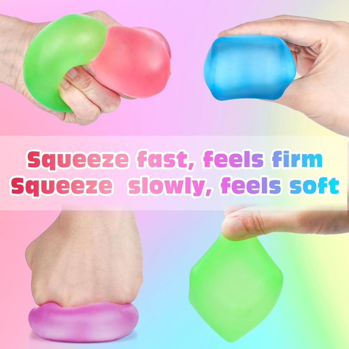 decompression toys, stress relievers, slow rebound toys, sensory training toys, Australian stress relief, kids sensory toys, adult fidget toys, anxiety relief - Pink - Size 2PCS
