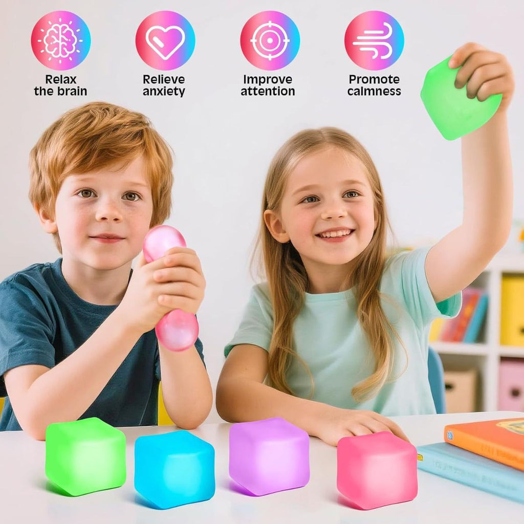 decompression toys, stress relievers, slow rebound toys, sensory training toys, Australian stress relief, kids sensory toys, adult fidget toys, anxiety relief - Pink - Size 2PCS