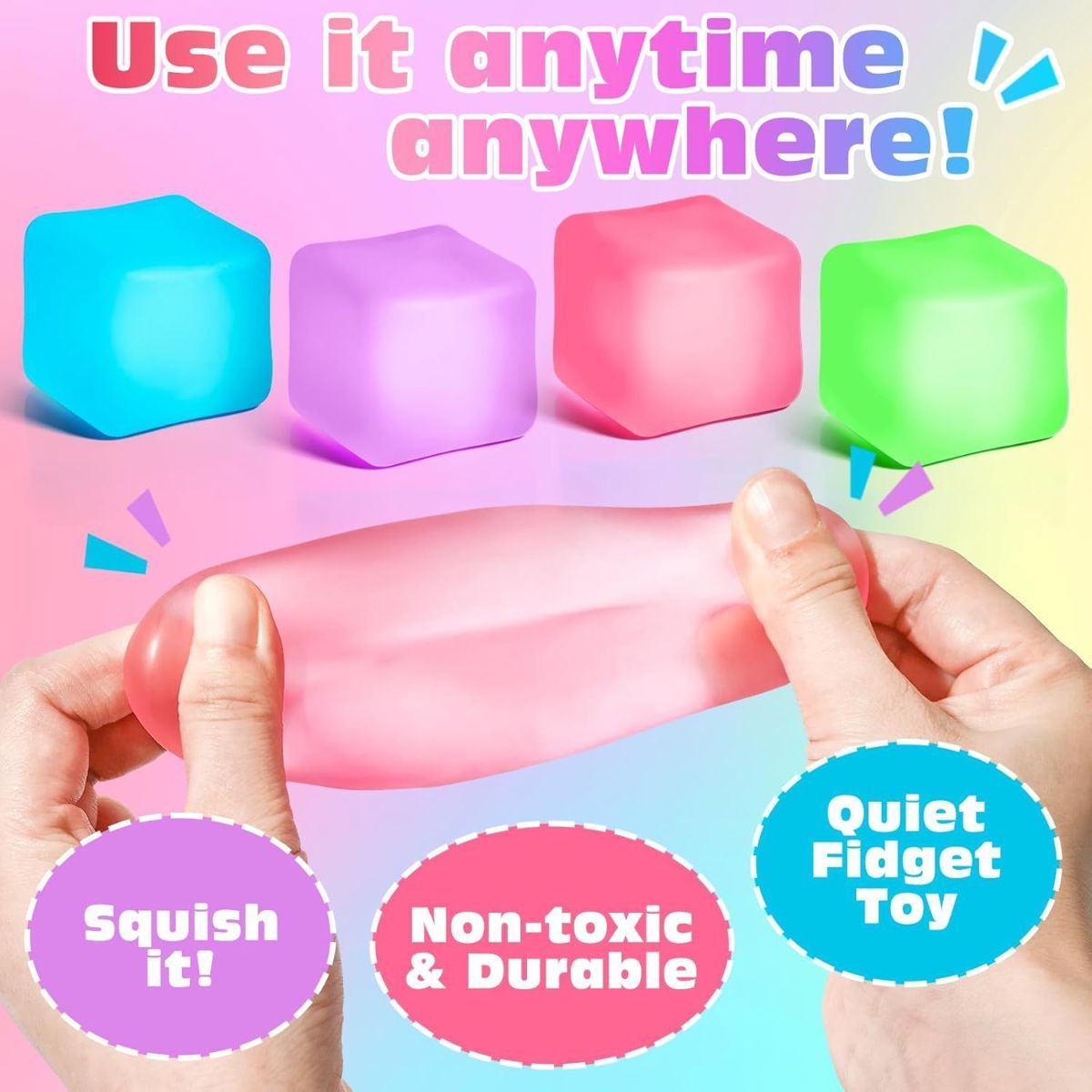 decompression toys, stress relievers, slow rebound toys, sensory training toys, Australian stress relief, kids sensory toys, adult fidget toys, anxiety relief - Pink - Size 2PCS