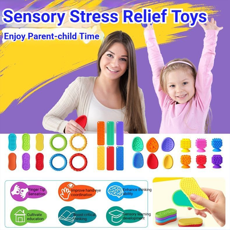 Sensory Bracelet Toy - 4 Pack