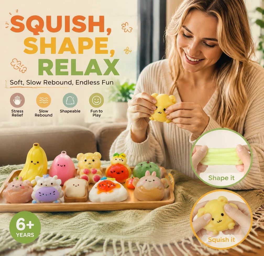 Fresh Grape Scent Squishy, Backyard Leisure Sensory Toy – Grape Pork Bun