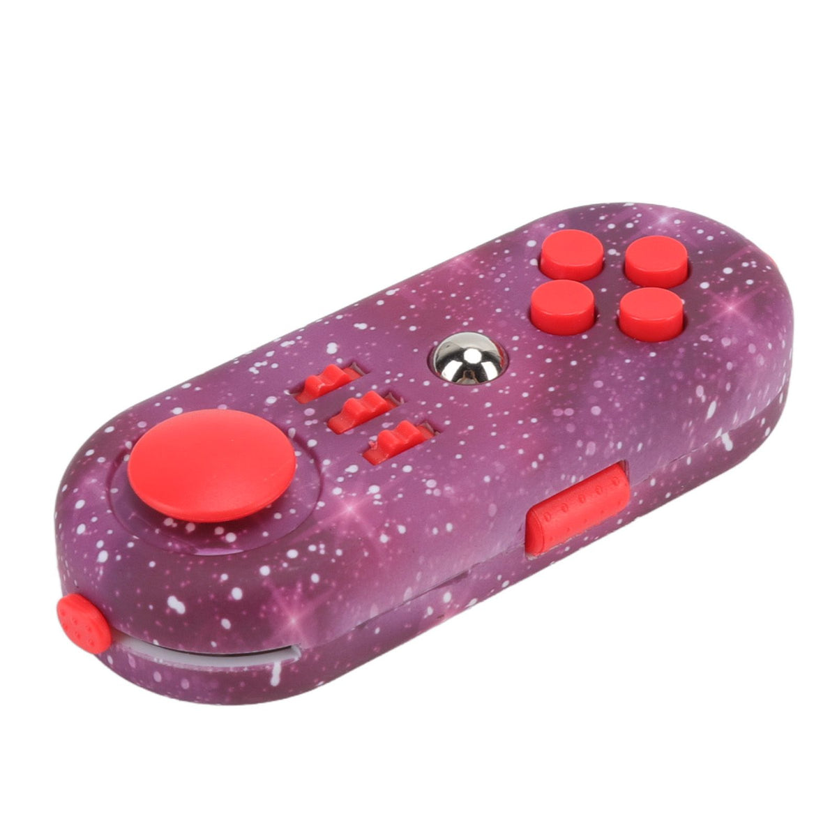 Fidget Toy Reduce Stress Relax Mood Portable Anxiety Sensory EDC Toy Sensory Fidgets Controller Pad 10 Star Purple