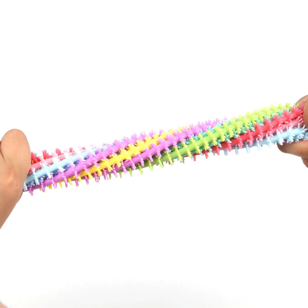 10 PCS Stretchy Toy,Sensory Worm Stretch Toys,Muticolor Stretchy Strings Toy for Stress Relief, Valentine's Day Easter Day Gift
