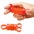 Toys, Stocking Stuffer Pack of 2 Finger Fidgets for Men, Women, and Young Adults, Finger Strengthener and Exerciser Sensory Toy