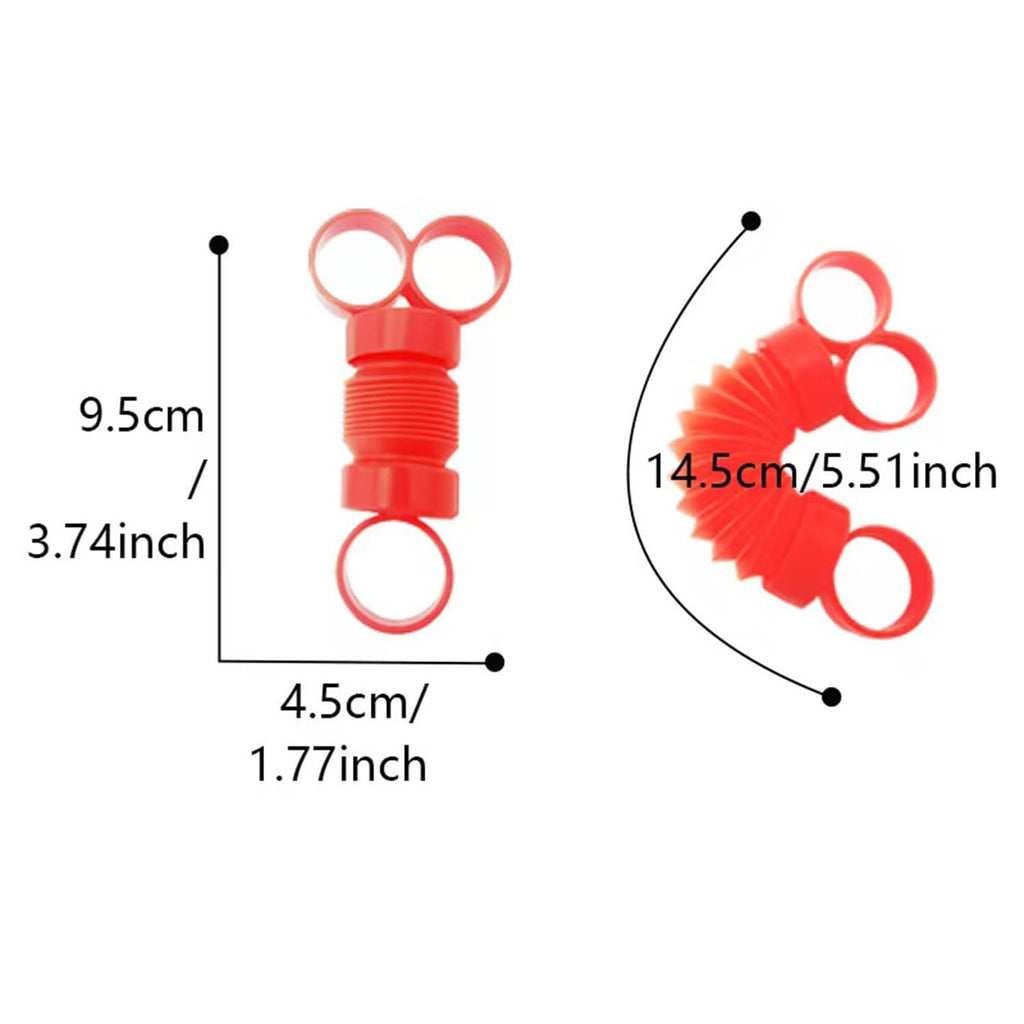 Toys, Stocking Stuffer Pack of 2 Finger Fidgets for Men, Women, and Young Adults, Finger Strengthener and Exerciser Sensory Toy