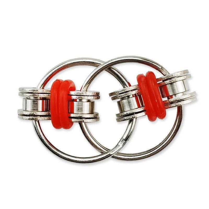 1X Flippy Bike Chain Fidget Toy Stress Relief Sensory