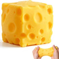 5cm Cheese Squishy Fidget Block Squeezy Stress Relief Sensory Toy Fun